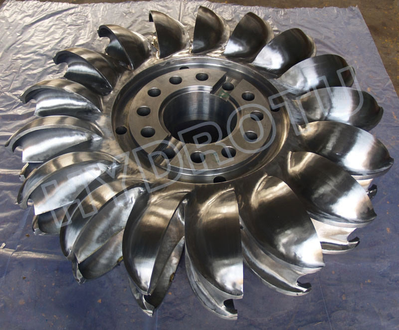 Idro corridore della turbina Pelton con CNC della forgia che lavora per il progetto di idropotenza della testa di livello
