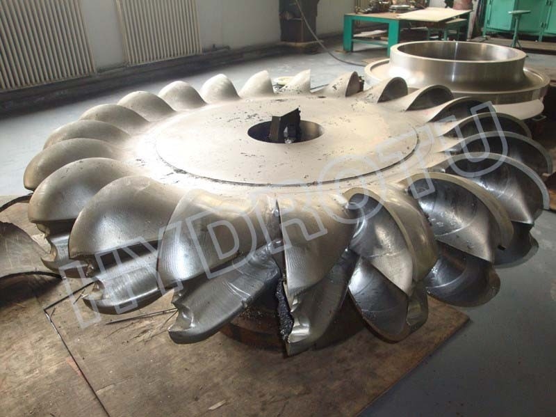Idro corridore della turbina Pelton con CNC della forgia che lavora per il progetto di idropotenza della testa di livello