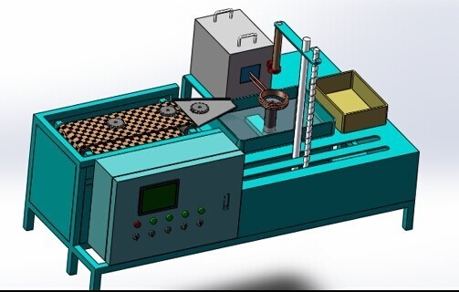 Attrezzatura dello strumento di indurimento di induzione del FCC 100KW 10-50khz del CE con controllo dello SpA